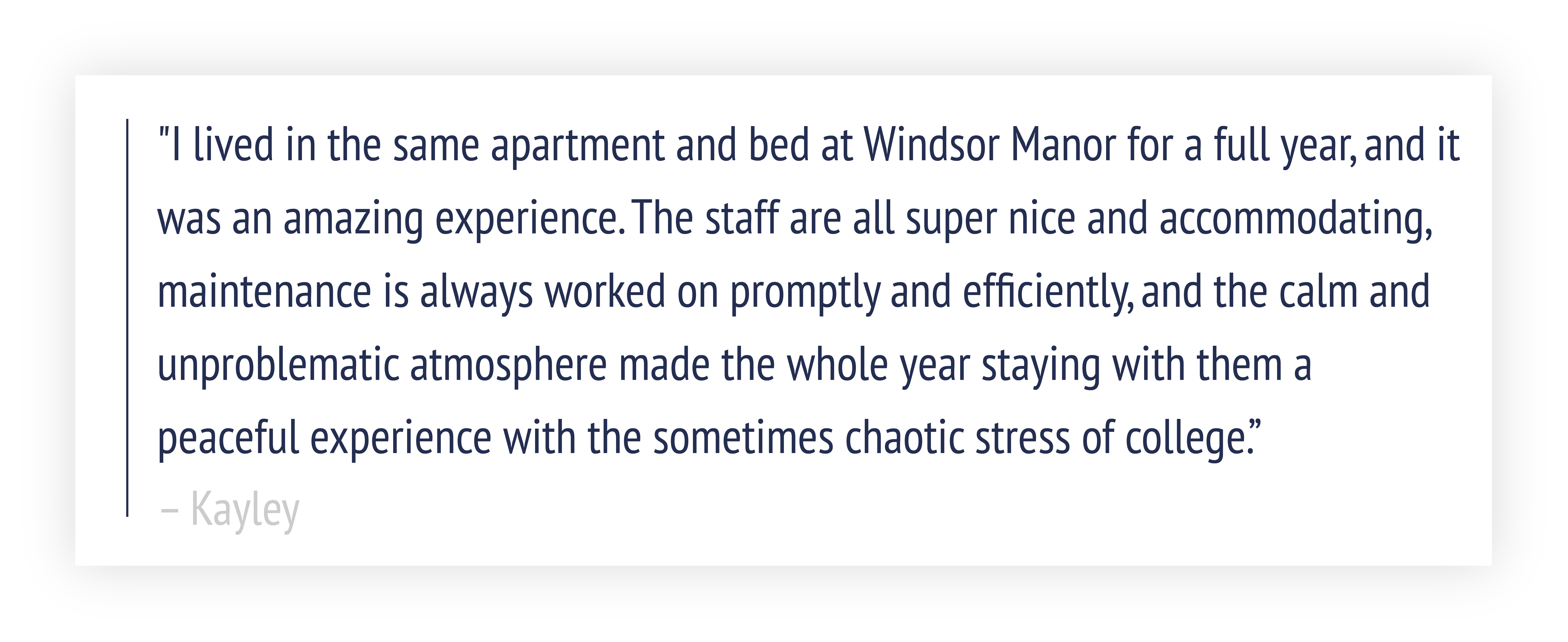 Windsor Manor Review